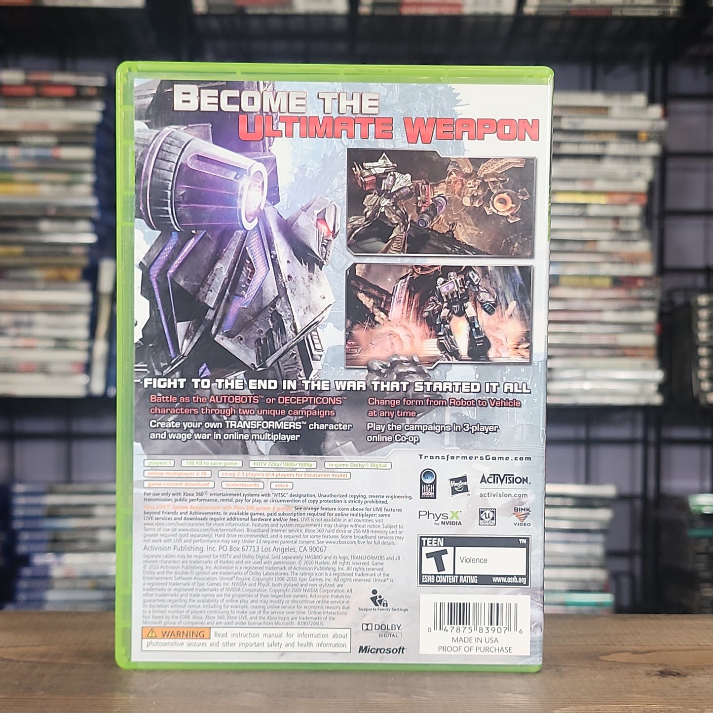 Xbox 360 - Transformers: War for Cybertron