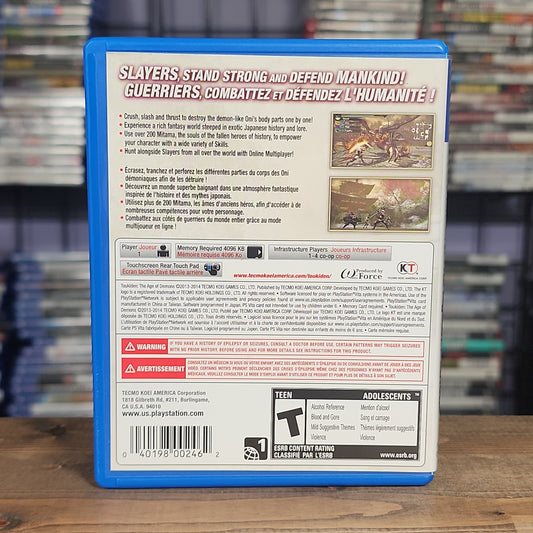 Playstation Vita - Toukiden: The Age of Demons