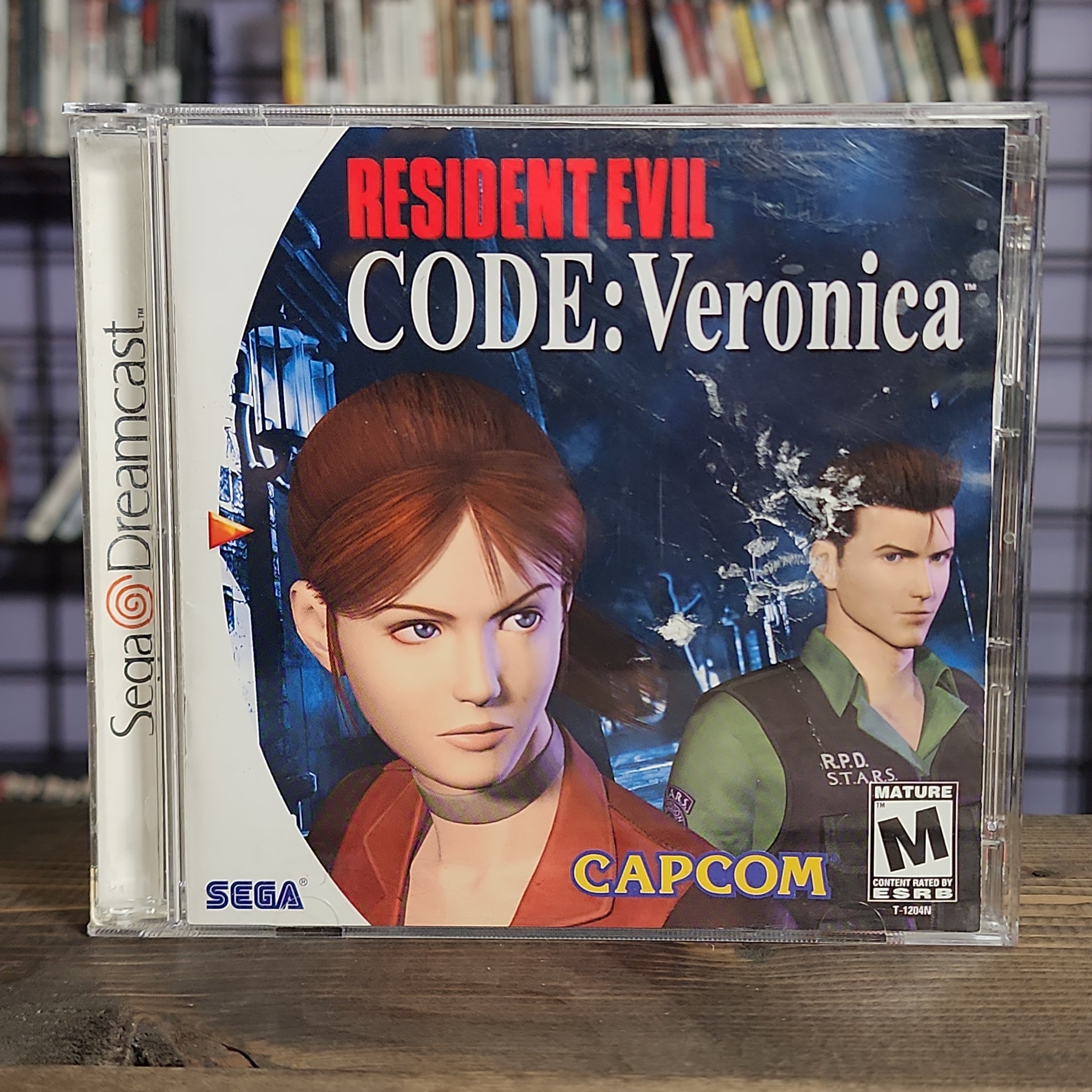 Resident shops Evil CODE Veronica for Sega Dreamcast