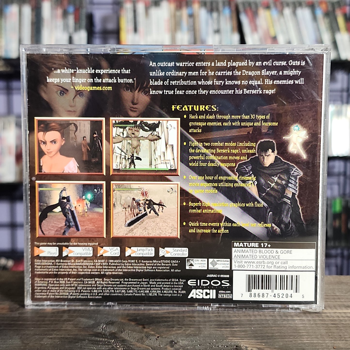 Sega Dreamcast - Sword of the Berserk: Guts' Rage