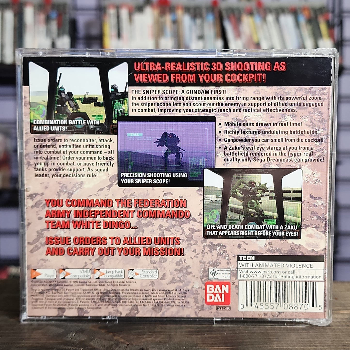 Sega Dreamcast - Gundam Side Story 0079: Rise From The Ashes