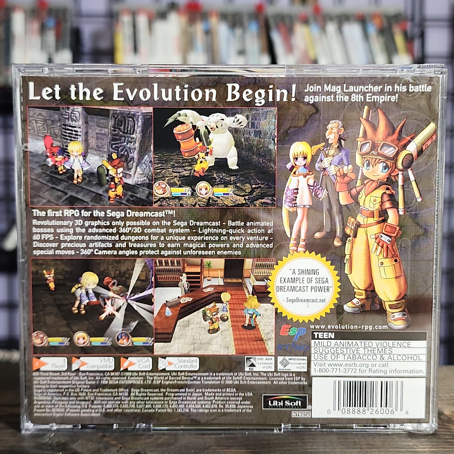 Sega Dreamcast - Evolution: The World of Sacred Device