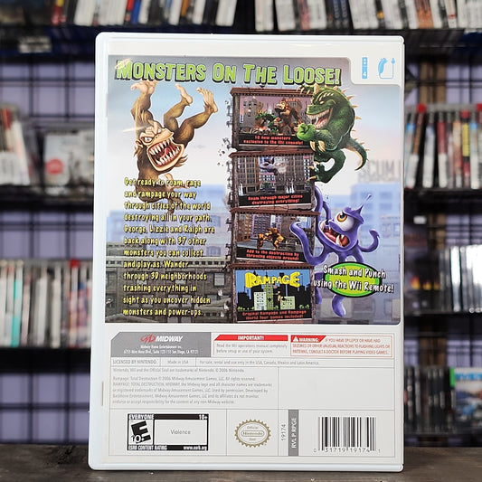 Nintendo Wii - Rampage: Total Destruction