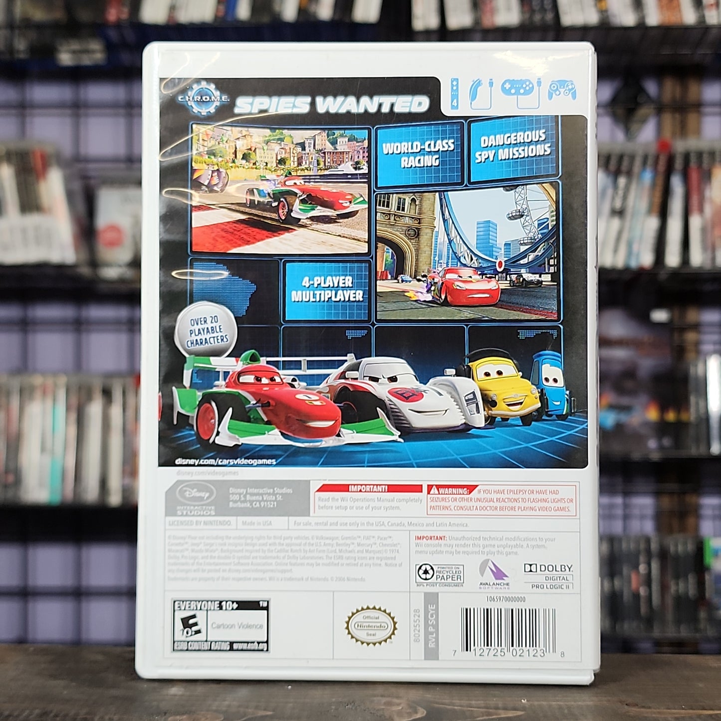 Nintendo Wii - Disney/Pixar Cars 2