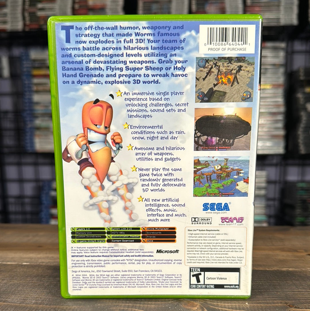 Xbox - Worms 3D