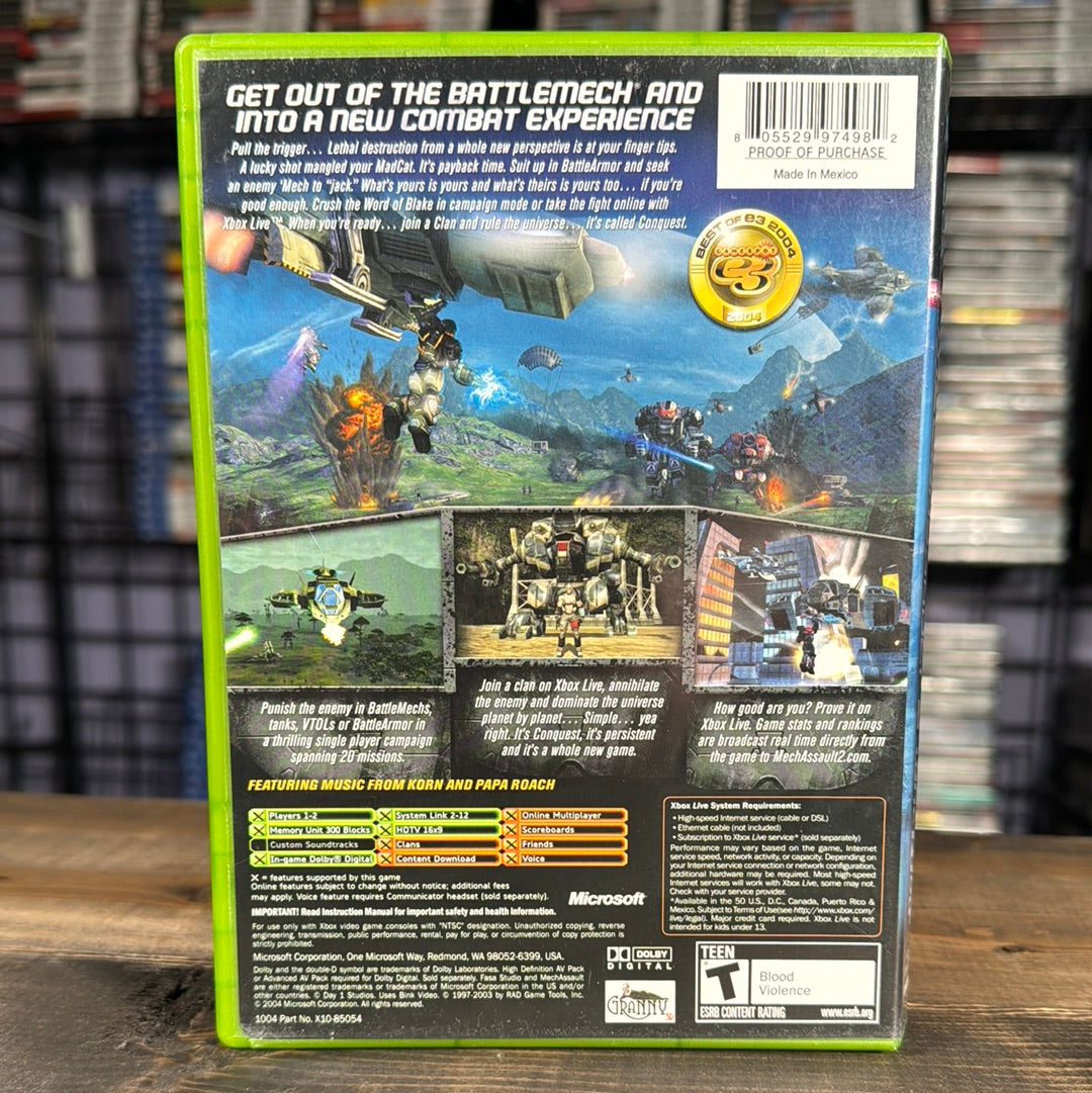 Xbox - MechAssault 2: Lone Wolf