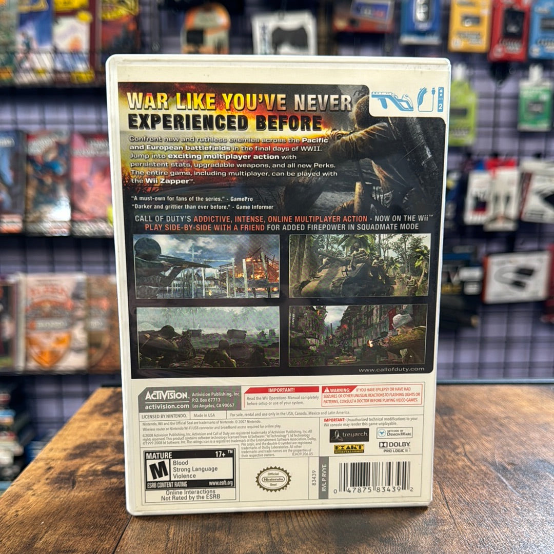 Nintendo Wii - Call of Duty: World at War