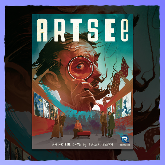 ArtSee - An Artful Game Retrograde Collectibles Art, ArtSee, Card Game, Indie, PvP, Renegade Game Studios Board Games