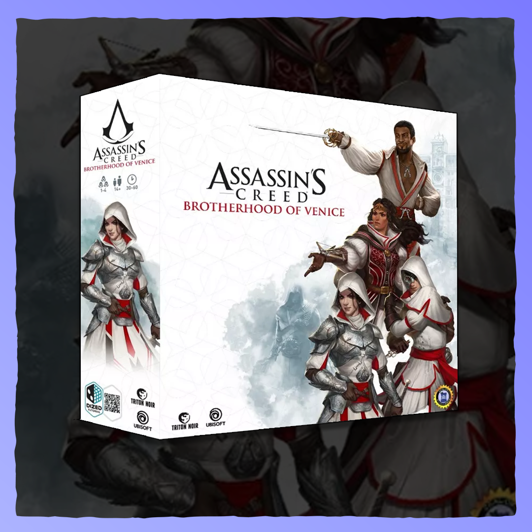Assassin's Creed - Brotherhood of Venice Retrograde Collectibles Assassin's Creed, Assassin's Creed Series, Board Game, Co-op, Historical, PVE, Renaissance, Ubisoft Board Games