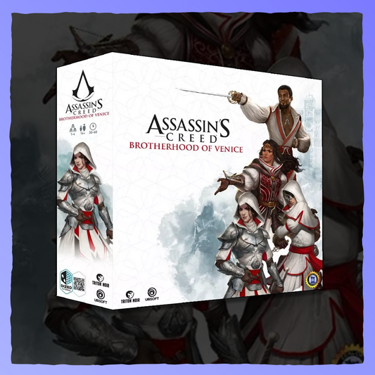 Assassin's Creed - Brotherhood of Venice Retrograde Collectibles Assassin's Creed, Assassin's Creed Series, Board Game, Co-op, Historical, PVE, Renaissance, Ubisoft Board Games 
