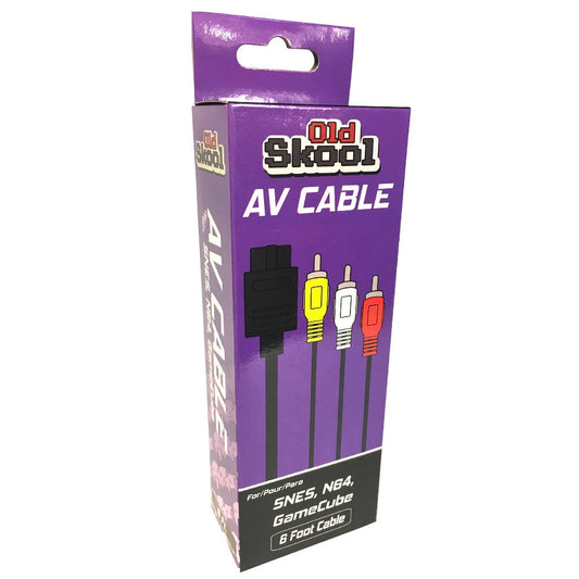 Cables - AV Cable for SNES / N64 / GameCube Retrograde Collectibles Accessory, AV Cable, Cables, Gamecube, N64, Nintendo, SNES Cables