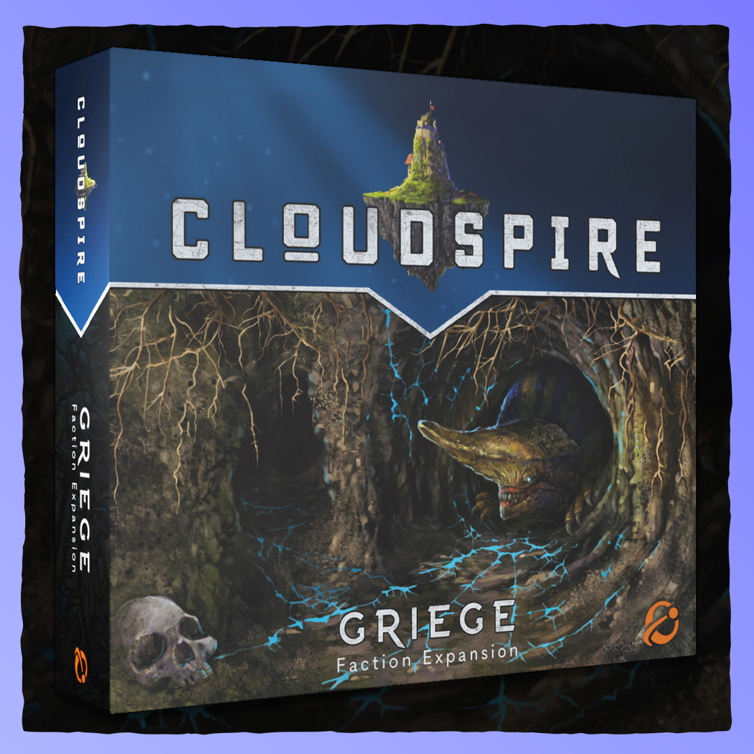 Cloudspire - Griege | Faction Expansion Retrograde Collectibles Board Game, Chip Theory Games, Cloudspire, Fantasy, MOBA, PVE, PVP, Strategy, Tower Defense Board Games