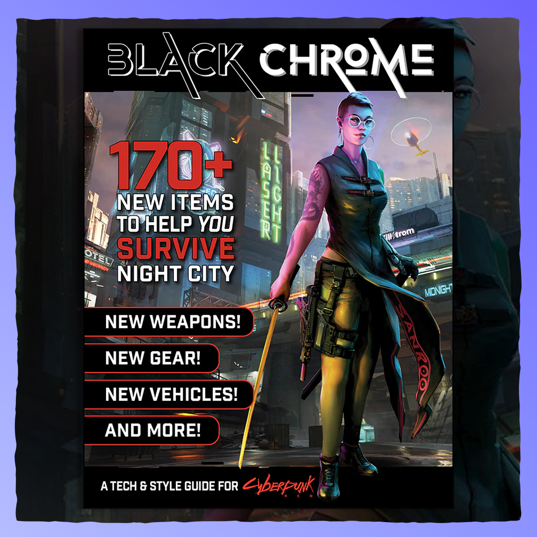 cyberpunk gear store Cyberpunk RED - Black Chrome
