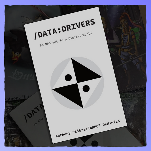 DATA:DRIVERS - An RPG Set in a Digital World Retrograde Collectibles Indie, Programming, Roleplaying Game, RPG, Rules-Lite, Sci-Fi, Science Fiction, Tabletop, TTRPG, Uni Role Playing Games