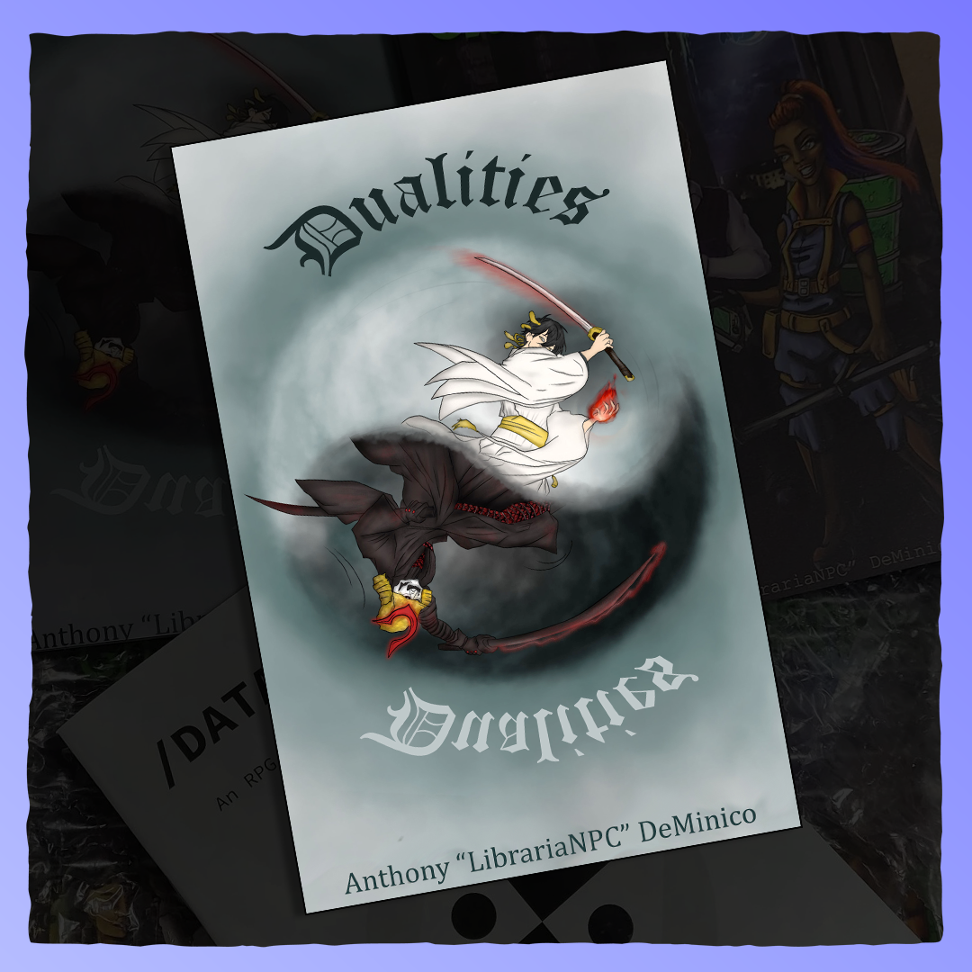 Dualities - A Mini-RPG of Shape Changing Heroes Retrograde Collectibles Indie, Roleplaying Game, RPG, Rules-Lite, TTRPG, Unique Role Playing Games