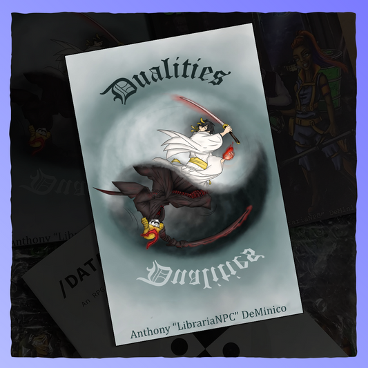 Dualities - A Mini-RPG of Shape Changing Heroes Retrograde Collectibles Indie, Roleplaying Game, RPG, Rules-Lite, TTRPG, Unique Role Playing Games 