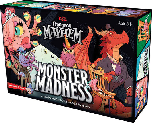 Dungeons & Dragons - Dungeon Mayhem: Monster Madness Retrograde Collectibles Card Game, Dungeons & Dragons, Fantasy, Non-Collectible Card, PvP, Wizards of the Coast, WOTC Board Games 