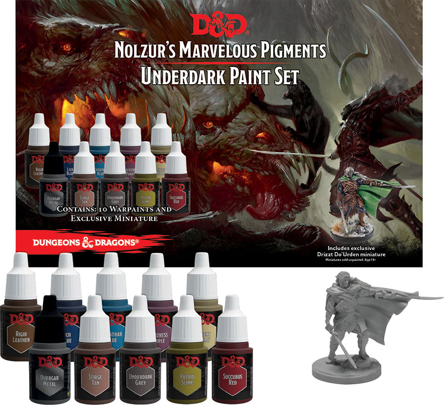 Dungeons & Dragons Nolzur`s Marvelous Pigments: Underdark Paint Expansion Set Retrograde Collectibles Accessories