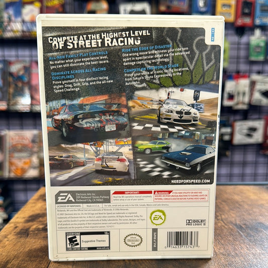 Nintendo Wii - Need For Speed Prostreet