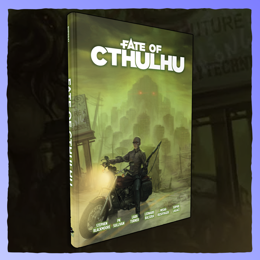 Fate of Cthulhu Retrograde Collectibles Cthulhu, Evil Hat Productions, Fate System, Horror, Roleplaying Game, RPG, TTRPG Role Playing Games