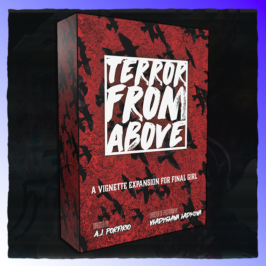 Final Girl - Terror from Above [Vignette] Retrograde Collectibles Analogue, Board Game, expansion, Horror, M Rated, Movies, Props, Single Player, Slasher, Tabletop, V Board Games 