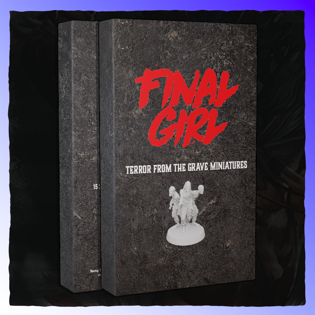 Final Girl - Terror from the Grave Miniatures Retrograde Collectibles Analogue, Board Game, expansion, Horror, M Rated, Movies, Props, Single Player, Slasher, Tabletop, V Board Games
