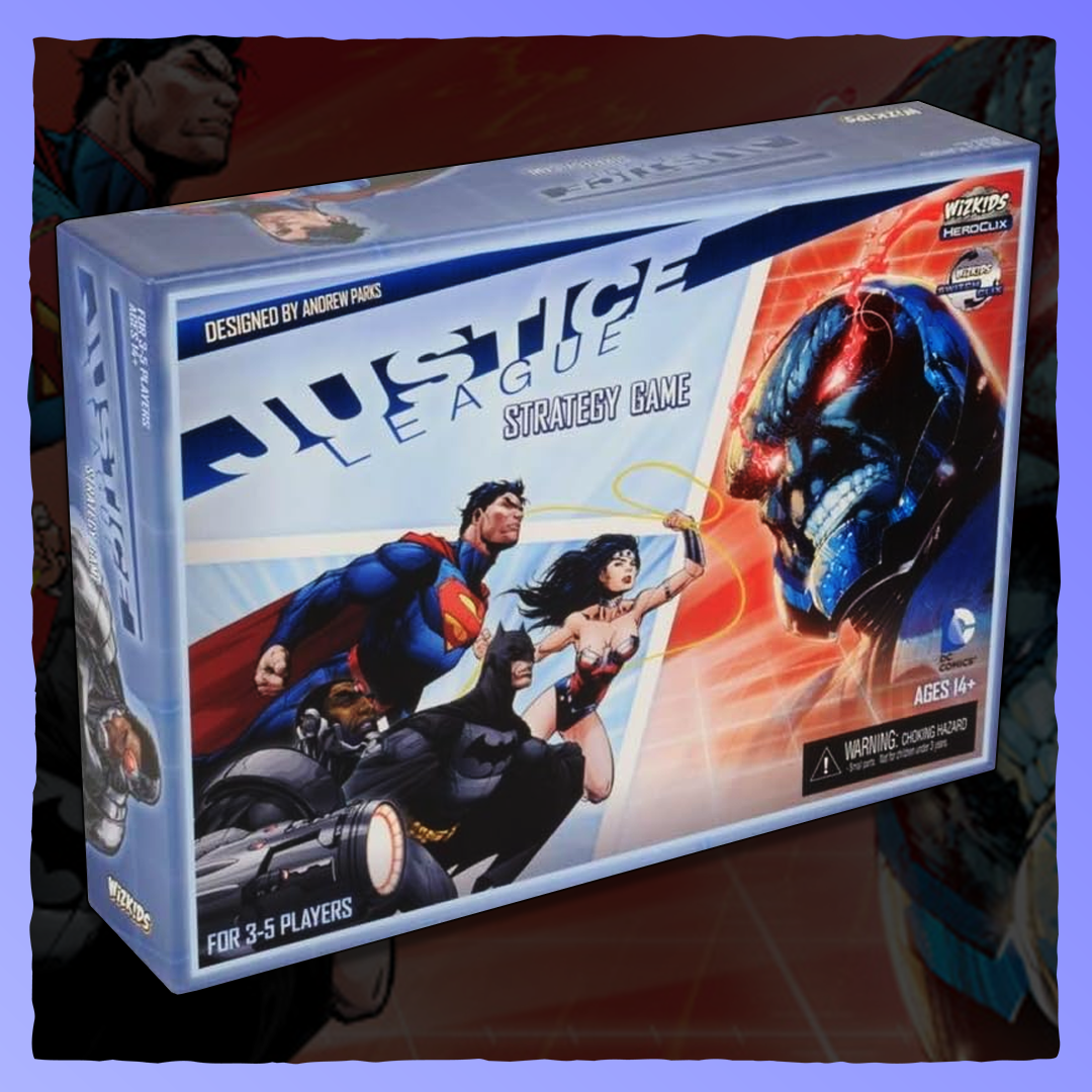 Justice League - Strategy Game Retrograde Collectibles Board Game, DC Comics, HeroClix, Justice League, PvP, Strategy, Superhero, WizKids Board Games