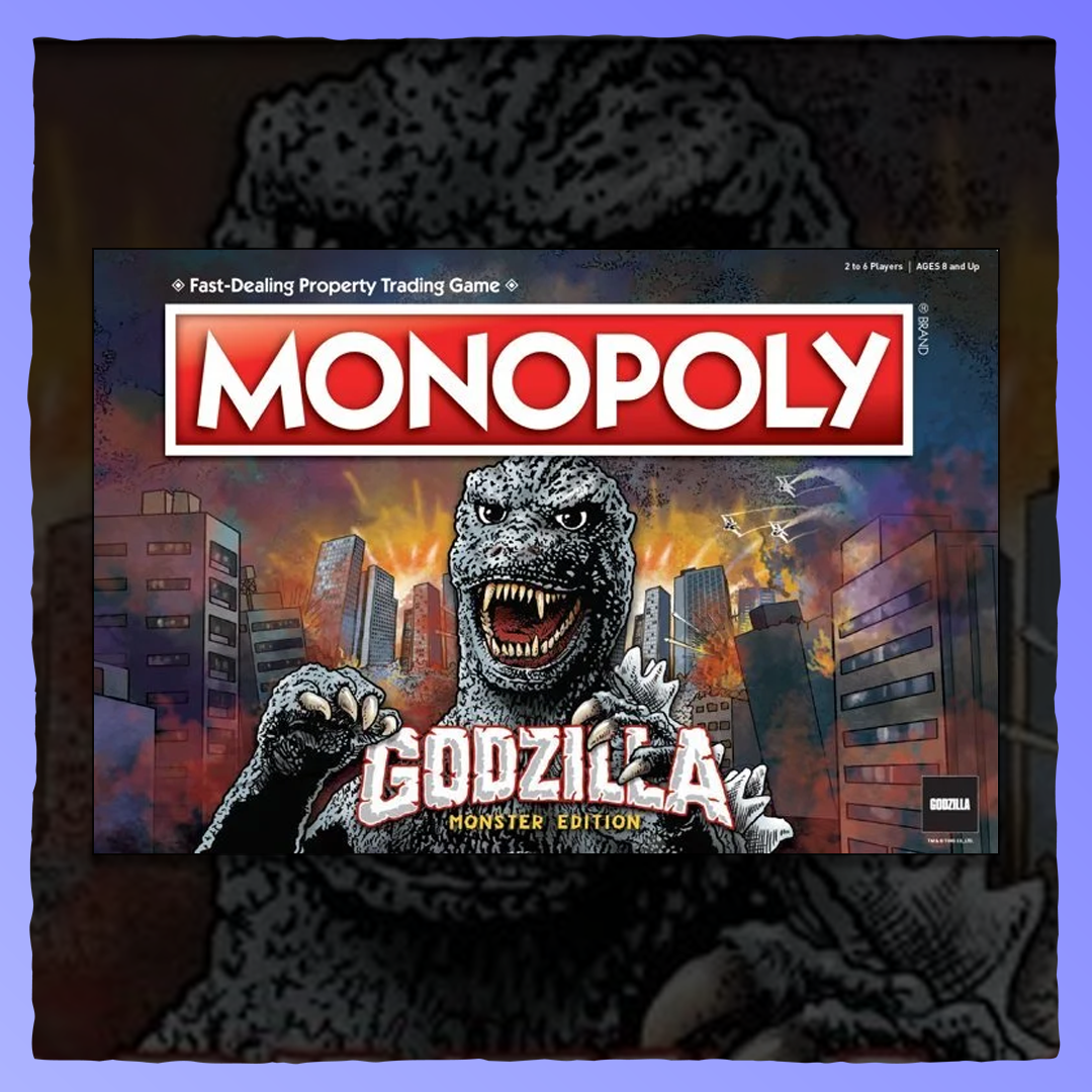 Monopoly Godzilla - Monster Edition Retrograde Collectibles Godzilla, Hasbro, Kaiju, King Ghidorah, Mecha-Godzilla, Minilla, Monopoly, Mothra, Rodan Board Games