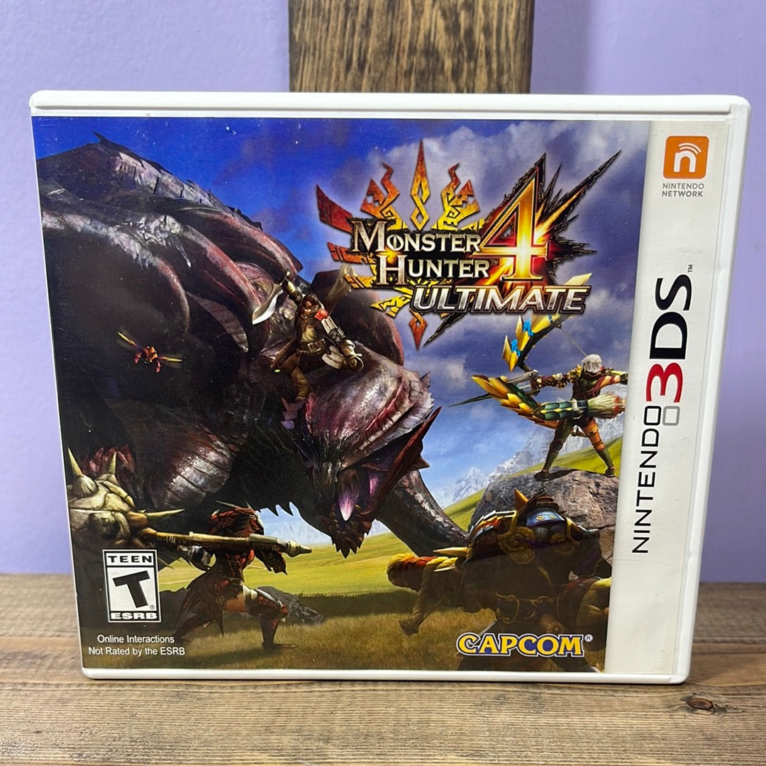 Nintendo 3DS - Monster Hunter 4 Ultimate Retrograde Collectibles Action, Capcom, CIB, Monster Hunter Series, Multiplayer, Nintendo 3DS, RPG, Singleplayer, T Rated Preowned Video Game