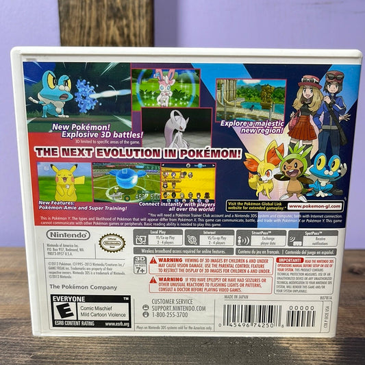 Nintendo 3DS - Pokemon Y Retrograde Collectibles 3ds, battles, cib, jrpg, nintendo 3ds, pokemon, pokemon y, rpg, turn-based Preowned Video Game