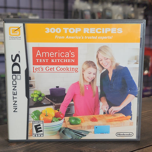 Nintendo DS - America's Test Kitchen: Let's Get Cooking Retrograde Collectibles America's Test Kitchen, CIB, Cooking, DS, E Rated, indieszero, Nintendo, Nintendo DS, Utility Preowned Video Game 