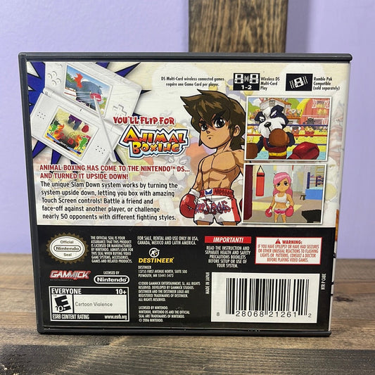 Nintendo DS - Animal Boxing Retrograde Collectibles Boxing, CIB, Destineer, E10 Rated, Gammick Entertainment, Nintendo DS, Sports Preowned Video Game