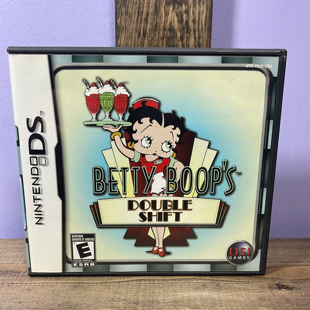 Nintendo DS - Betty Boop's Double Shift Retrograde Collectibles Betty Boop, CIB, DSI Games, E Rated, Nintendo DS, Puzzle Preowned Video Game