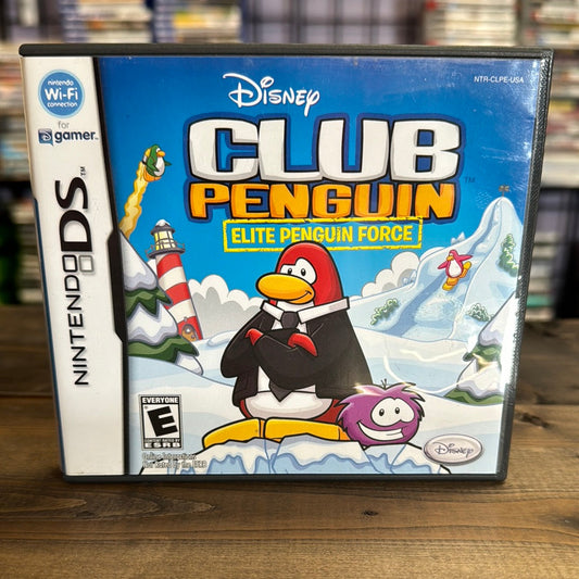 Nintendo DS - Club Penguin: Elite Penguin Force Retrograde Collectibles 1st Playable Productions, Adventure, CIB, Club Penguin, Disney Interactive Studios, DS, E Rated, Nin Preowned Video Game 