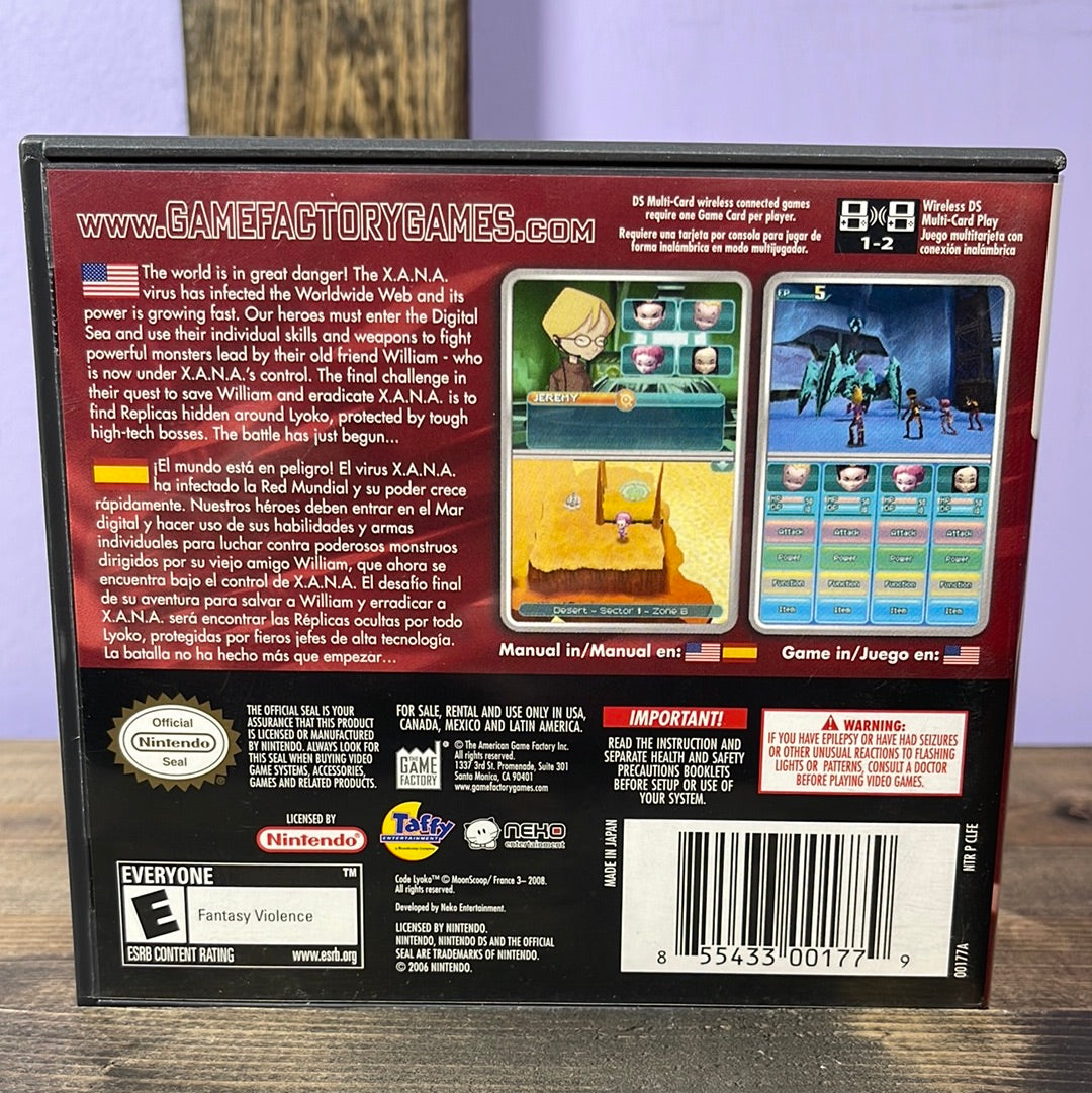 Nintendo DS - Code Lyoko | Fall of X.A.N.A. Retrograde Collectibles CIB, Code Lyoko, DS, E Rated, Handheld, Logic, Neko, Nintendo DS, XANA Preowned Video Game