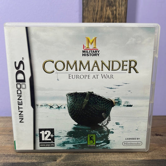 Nintendo DS - Commander: Europe at War Retrograde Collectibles CIB, Combat, Europe, History, Military, Nintendo DS, PAL Version, Strategy, War Preowned Video Game 