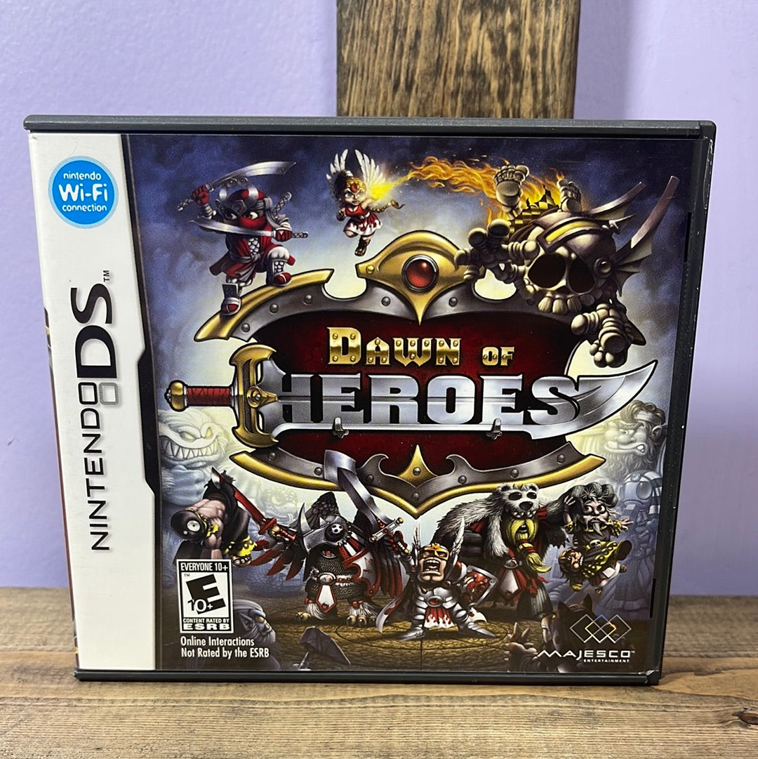 Nintendo DS - Dawn of Heroes Retrograde Collectibles CIB, E10 Rated, Fantasy, Majesco, Nintendo DS, RPG, Strategy, Turn Based, WIcked Studios Preowned Video Game