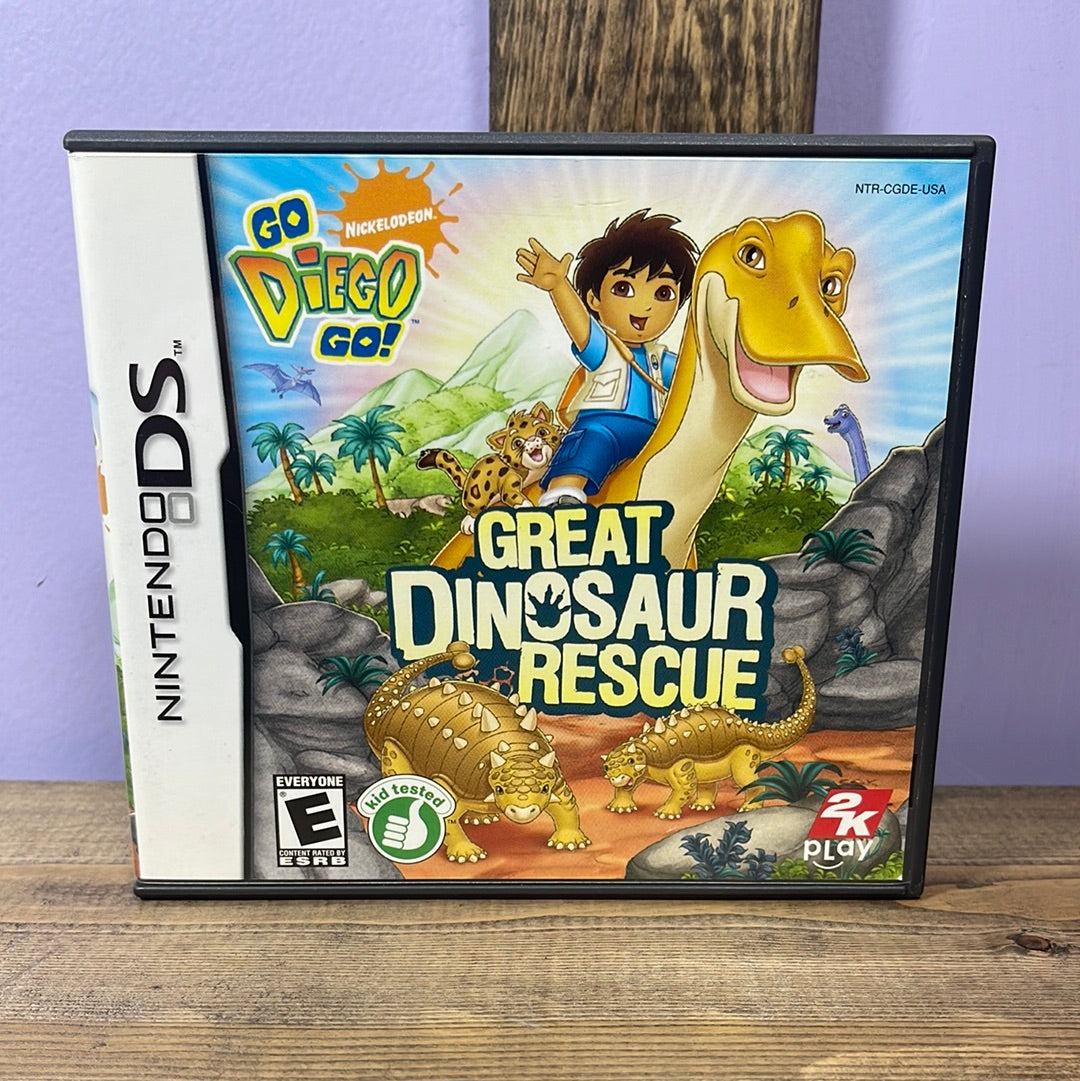 Nintendo DS - Go, Diego, Go: Great Dinosaur Rescue Retrograde Collectibles 2K, Action, Black Lantern Studios, E Rated, Edutainment, Go Diego Go, Nickelodeon, Nintendo DS, Take Preowned Video Game