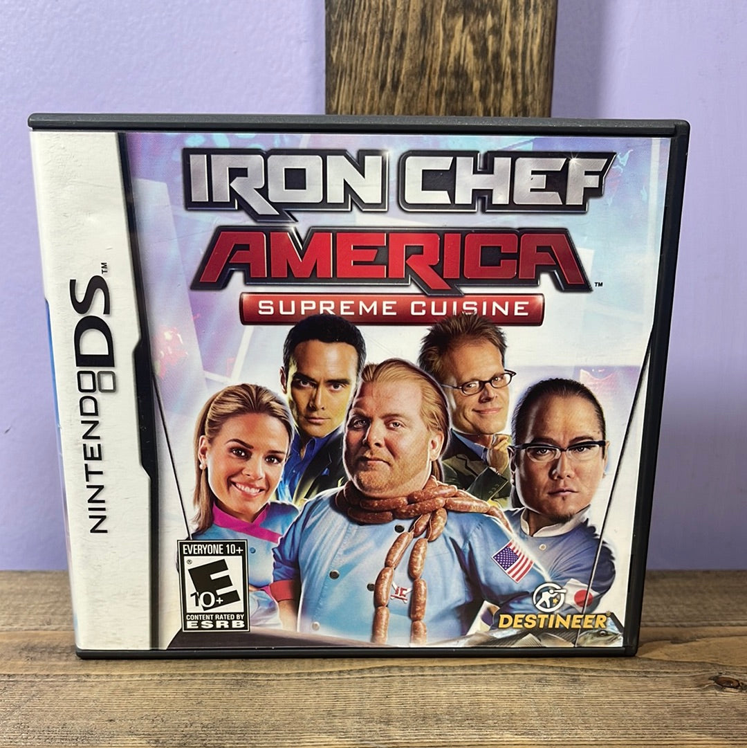 Nintendo DS - Iron Chef America Supreme Cuisine Retrograde Collectibles Black Lantern Studios, CIB, Cooking, Destineer, E10 Rated, Iron Chef, Nintendo DS, Simulation Preowned Video Game