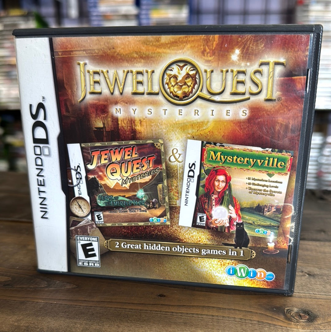 Nintendo DS - Jewel Quest Mysteries Retrograde Collectibles Activision, CIB, Compilation, DS, E Rated, Hidden Object, Jewel Quest, Mysteryville, Nintendo DS, Pu Preowned Video Game