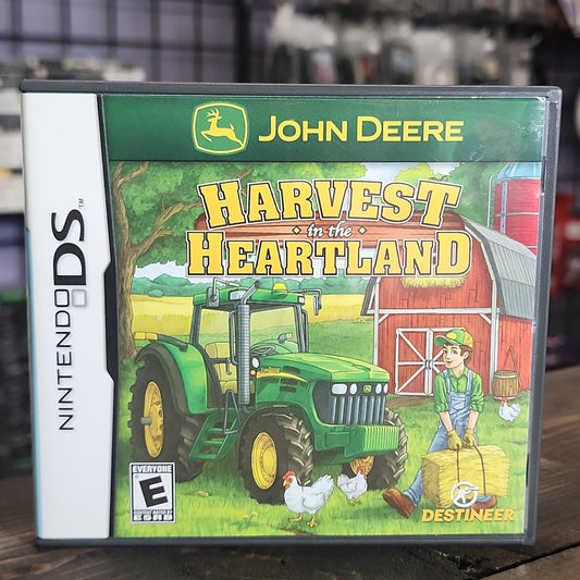 Nintendo DS - John Deere: Harvest in the Heartland Retrograde Collectibles Black Lantern Studios, CIB, Destineer, DS, E Rated, Farming, John Deere, Nintendo DS, Tycoon Preowned Video Game 