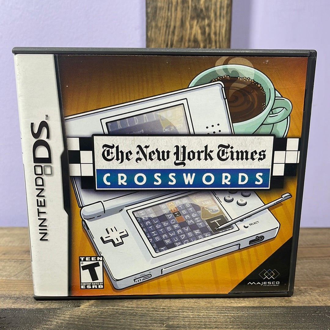 Nintendo DS - New York Times Crosswords Retrograde Collectibles BudCat, CIB, Crossword, Majesco, Nintendo DS, Puzzle, T Rated Preowned Video Game