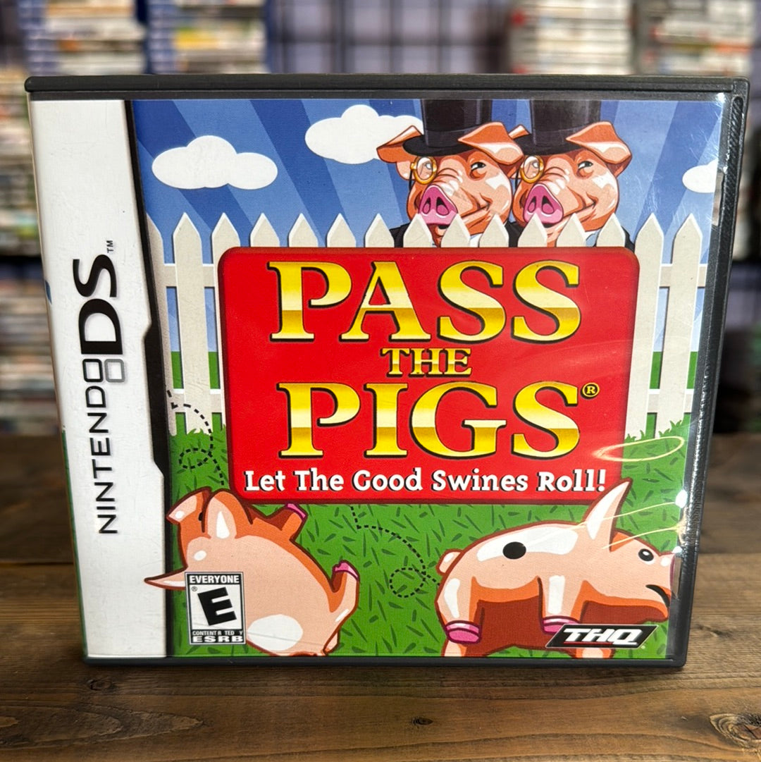 Nintendo DS - Pass the Pigs Retrograde Collectibles AWE Games, Board Game, CIB, DS, E Rated, Nintendo DS, Pass the Pigs, THQ Preowned Video Game