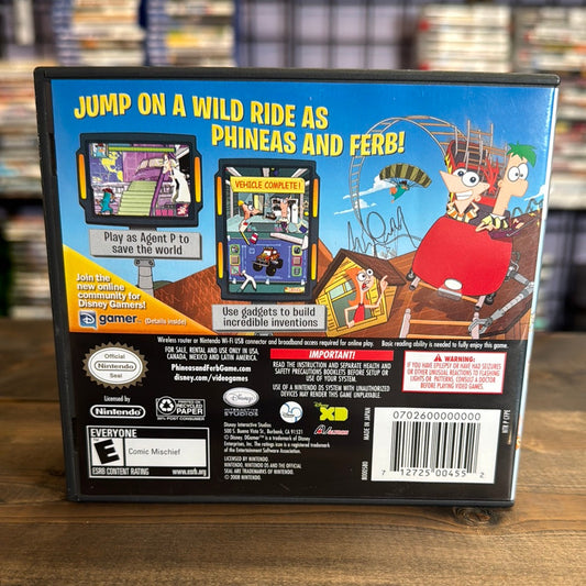 Nintendo DS - Phineas and Ferb Retrograde Collectibles Action, Altron, CIB, Disney, Disney Interactive Studios, DS, E Rated, Nintendo DS, Phineas and Ferb, Preowned Video Game