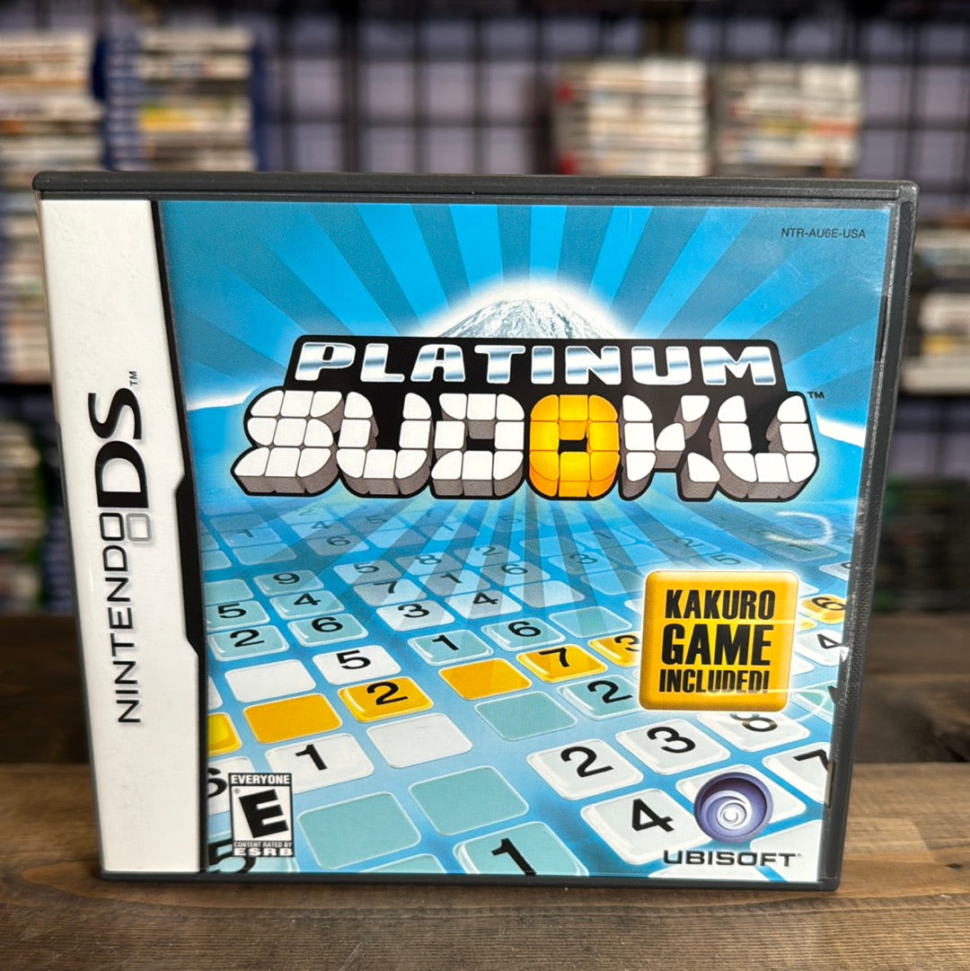 Nintendo DS - Platinum Sudoku Retrograde Collectibles CIB, DS, E Rated, Gameloft, Logic, Nintendo DS, Puzzle, Sudoku, Ubisoft Preowned Video Game