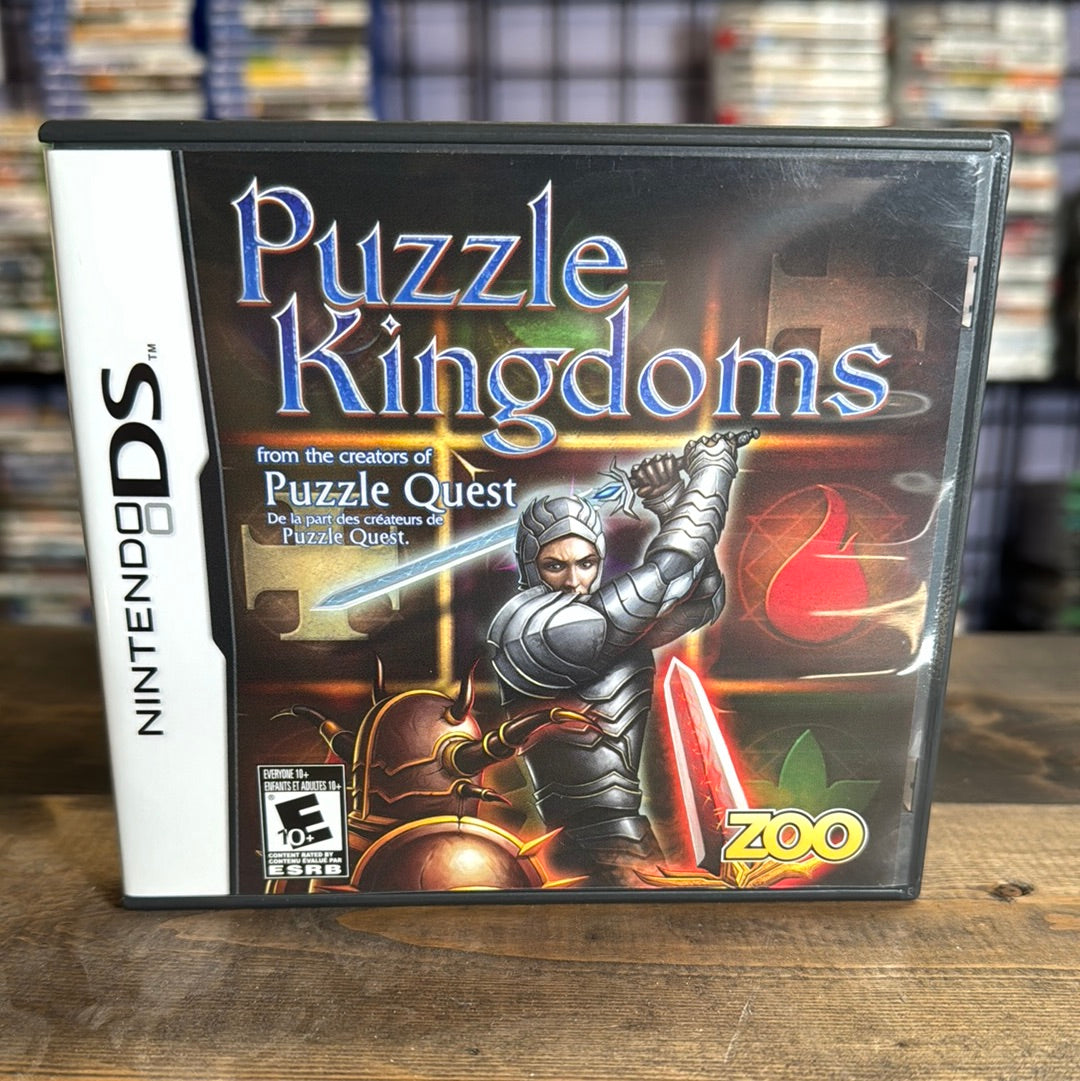 Nintendo DS - Puzzle Kingdoms Retrograde Collectibles CIB, DS, E10 Rated, Infinite Interactive, Nintendo DS, Puzzle, Puzzle Kingdom, RPG, Zoo Games Preowned Video Game