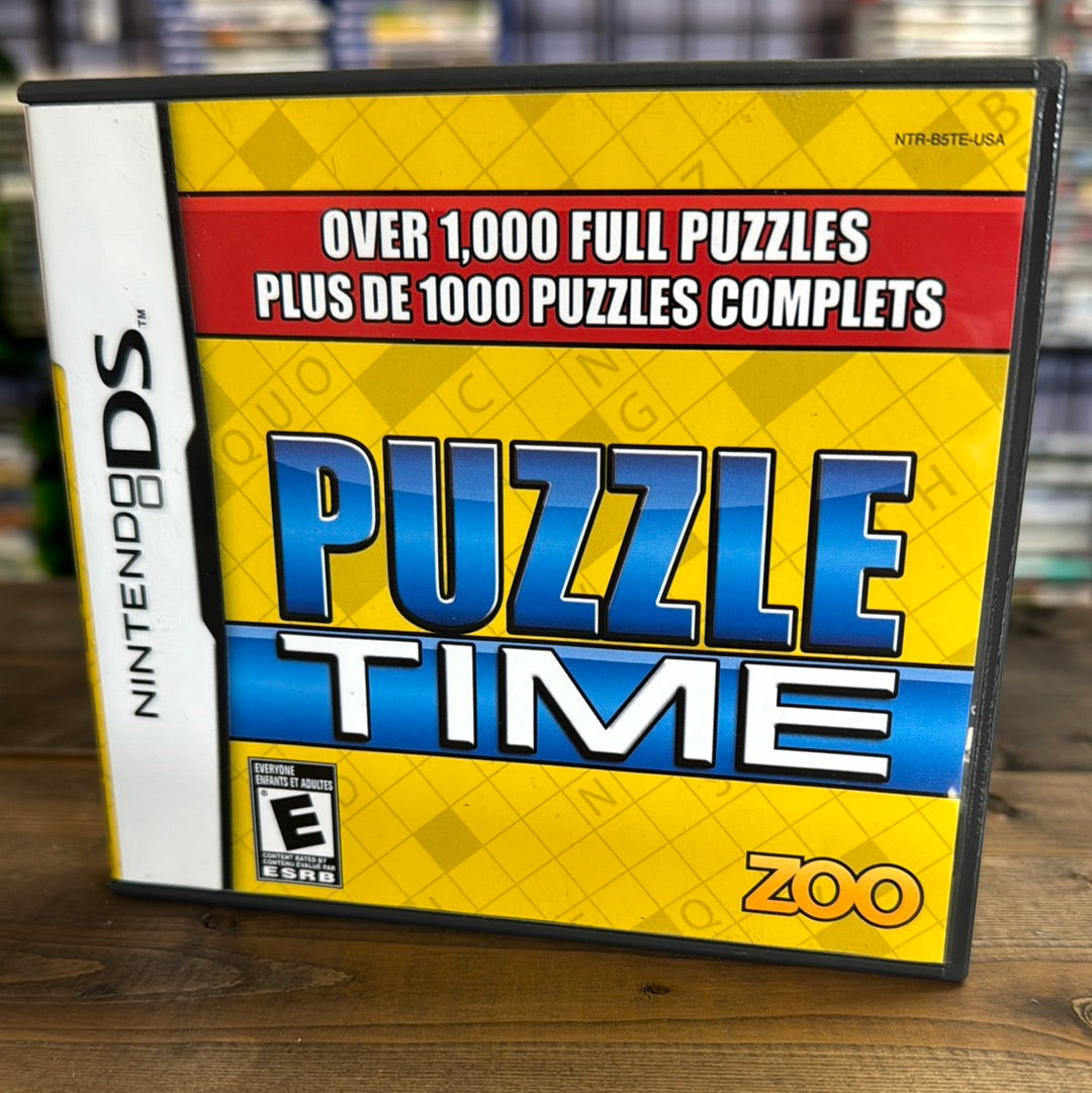 Nintendo DS - Puzzle Time Retrograde Collectibles CIB, DS, E Rated, Nintendo DS, Puzzle, Puzzle Time, Zoo Games Preowned Video Game