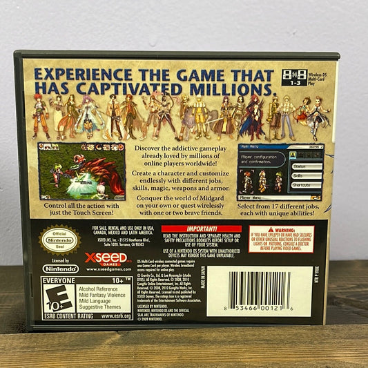 Nintendo DS - Ragnarok Online DS Retrograde Collectibles Action, CIB, DS, E10 Rated, JRPG, Nintendo DS, Ragnarok Online, RPG, TOSE, XSEED Games Preowned Video Game