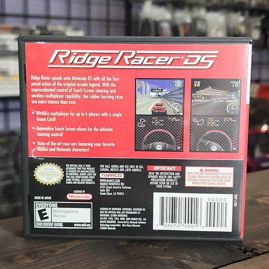 Nintendo DS - Ridge Racer DS Retrograde Collectibles CIB, DS, E Rated, Namco, Nintendo DS, Nintendo Software Technology, Racing, Ridge Racer Preowned Video Game 