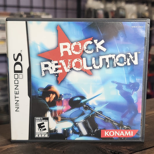 Nintendo DS - Rock Revolution Retrograde Collectibles CIB, DS, E10 Rated, HB Studios Multimedia, Konami, Music, Nintendo DS, Rhythm Preowned Video Game 